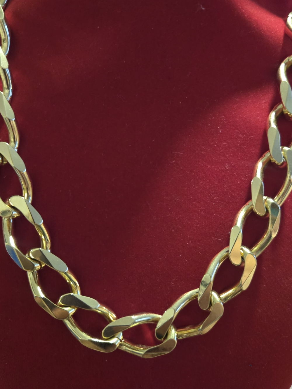 Cristhian DIOR TONE Gold Link Chain Necklace - Women Jewelry